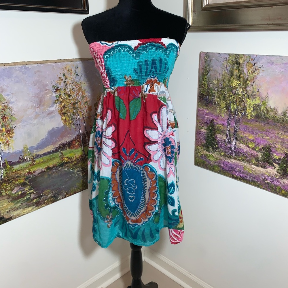 🌹 BHAGS BOHO dress size M/L